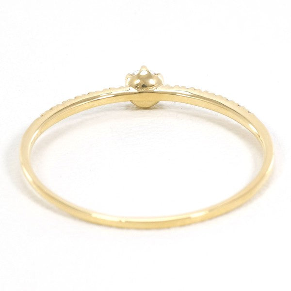 18K Yellow Gold Diamond Ring for Women - Elegant Solitaire Engagement & Wedding Band - Perfect for Proposals, Anniversaries, and Special Occasions