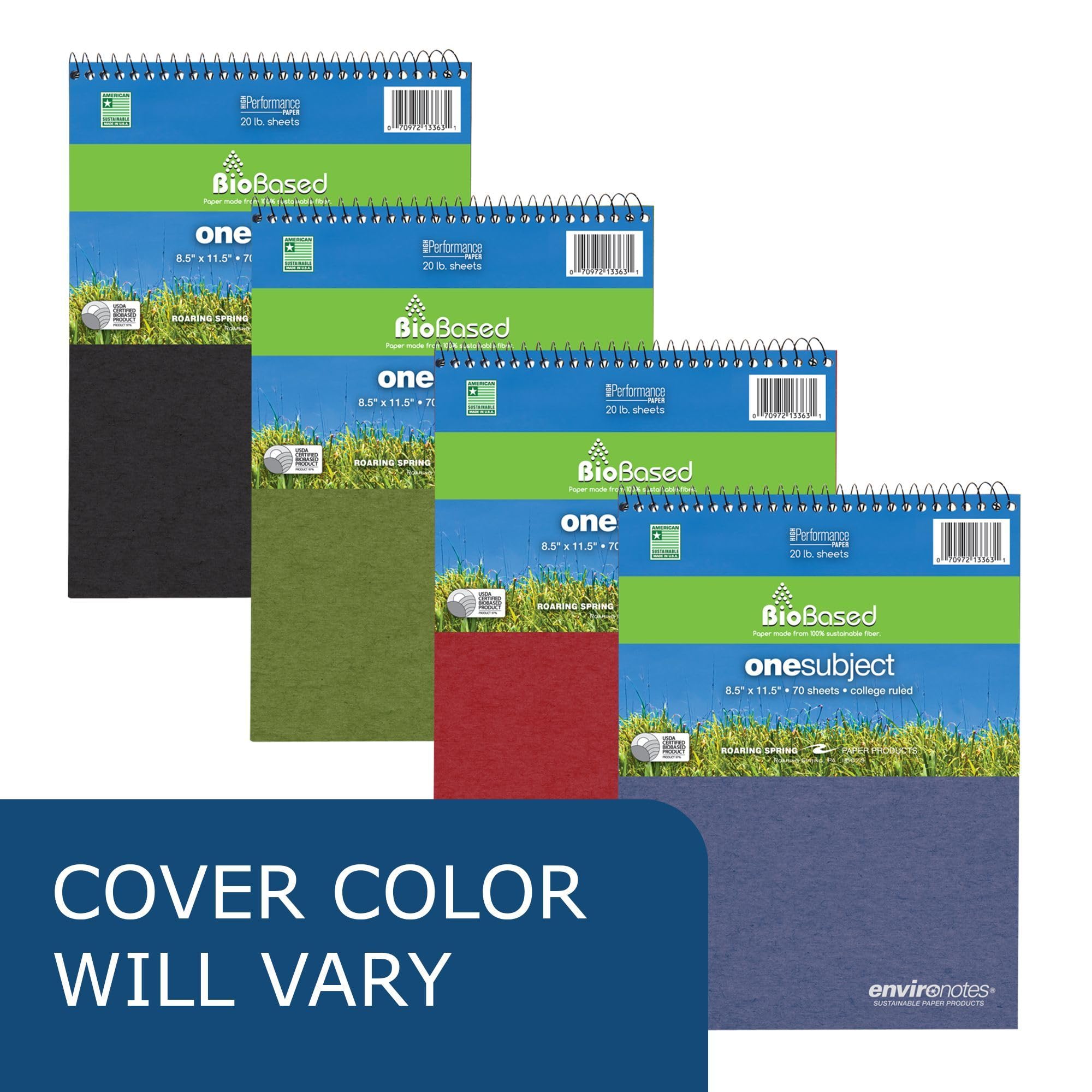 24-Pack FlipPer Wirebound 1 Subject Notebooks, 8.5