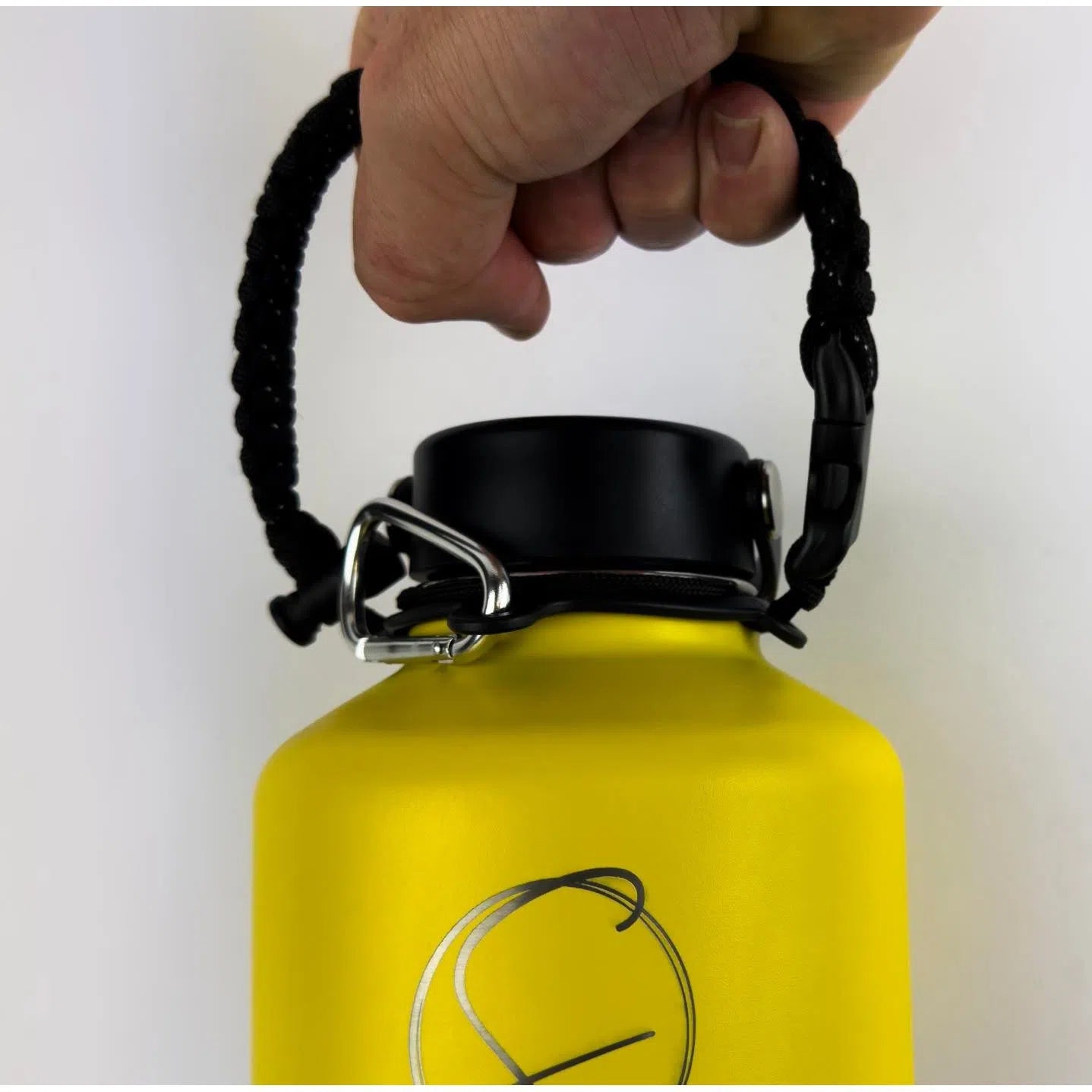 Survival Paracord Handle with Clip for Water Bottles - Durable Outdoor Gear for Hiking, Camping & Emergency Preparedness