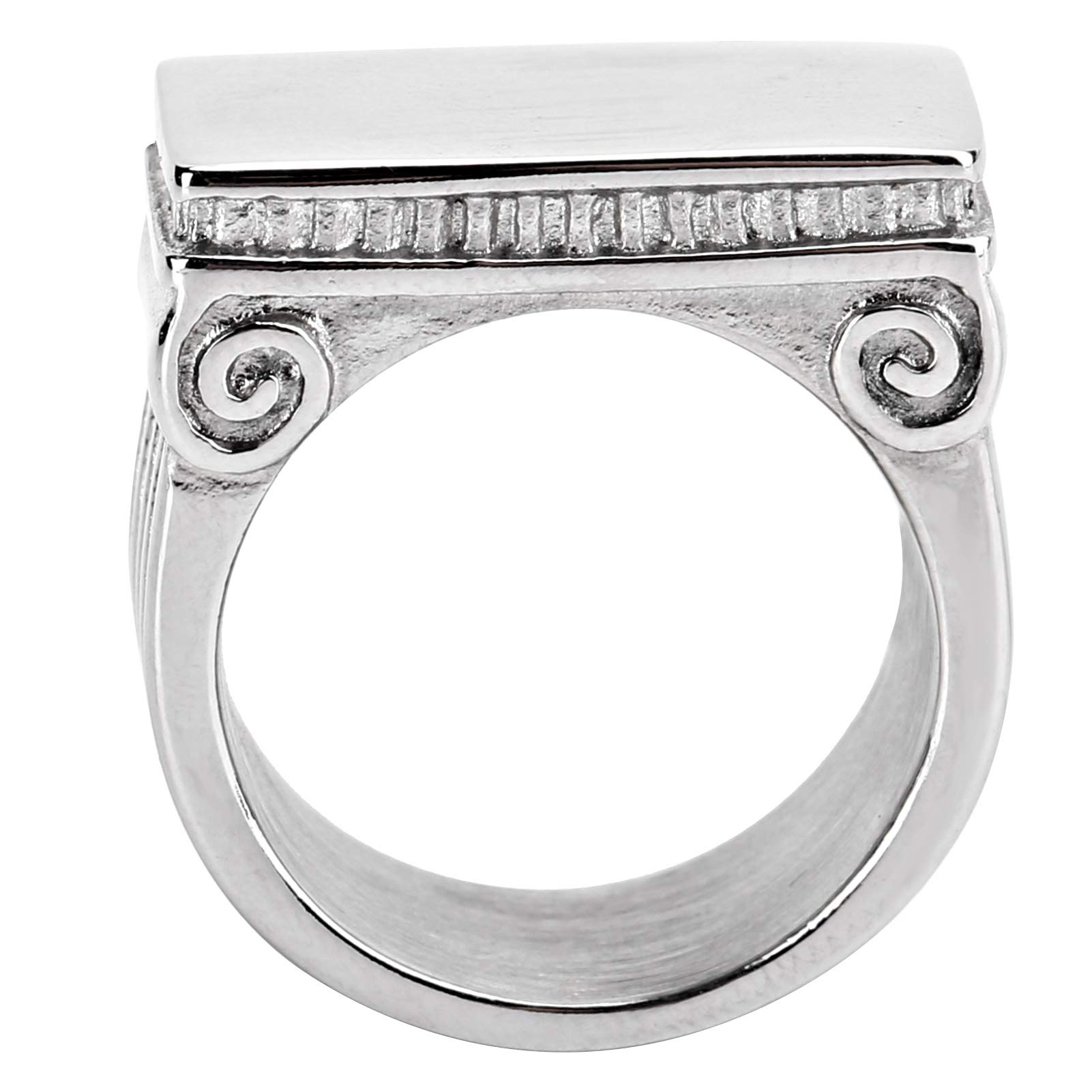 Men's Stainless Steel Ring - Durable & Hypoallergenic Jewelry for Men - Perfect for Weddings, Gifts & Everyday Wear