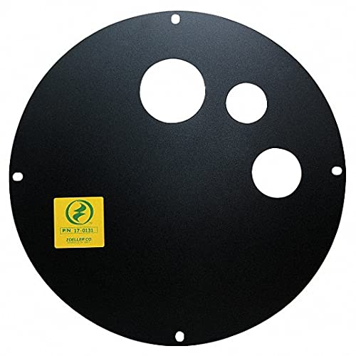 **Zoeller 17-0080 18-Inch Steel Sump Pump Basin Cover – One-Piece Design, 2-Inch Vent & Discharge, 10-Foot Stack – Compatible with Fiberglass & Polyethylene Basins – Ideal for Basement Waterproofing & Flood Prevention**