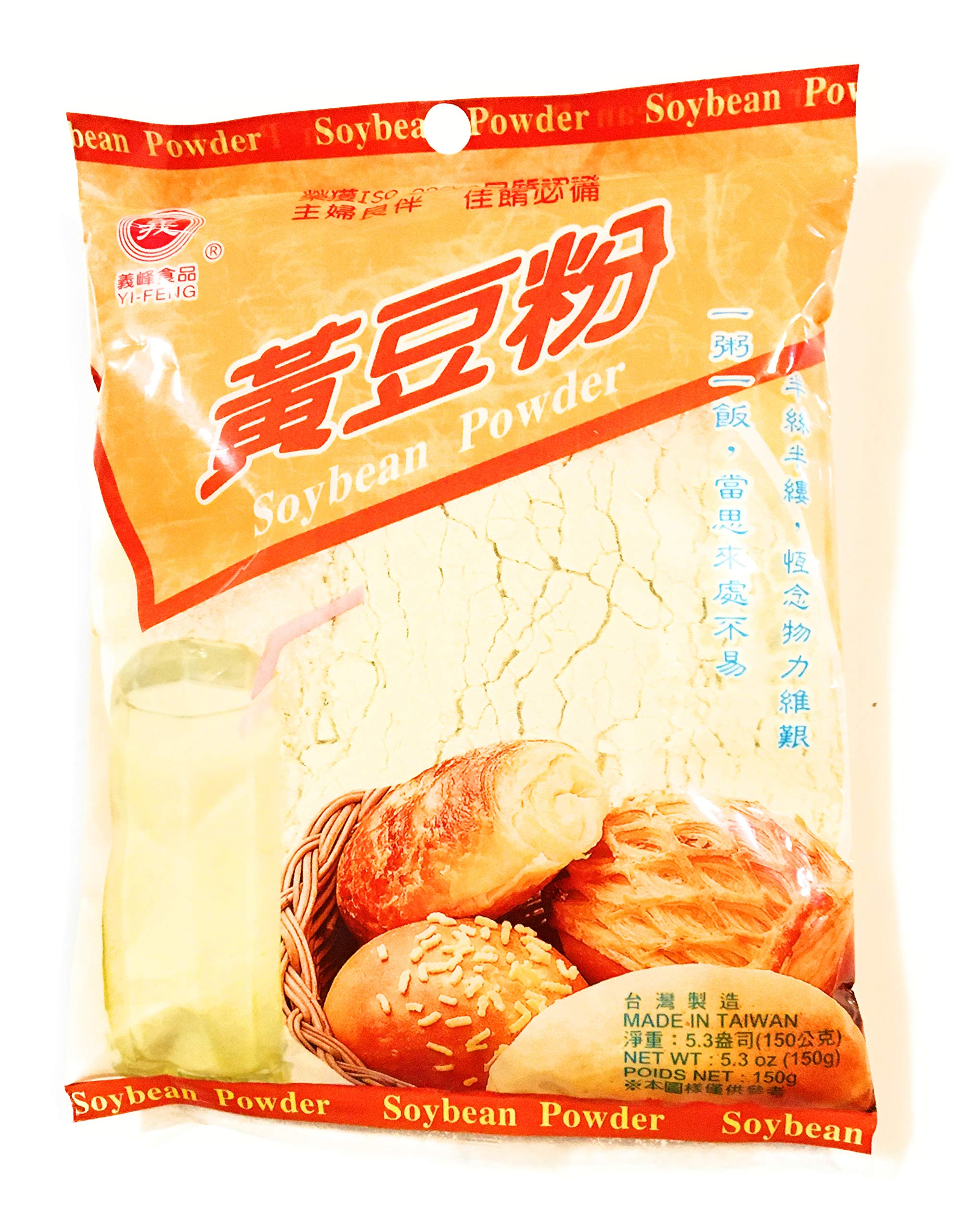 Ye Feng Soybean Powder 5.3 Oz (3 Pack) - High Protein Organic Soy Powder for Smoothies, Baking & Cooking - Vegan & Gluten-Free Soybean Flour for Healthy Recipes