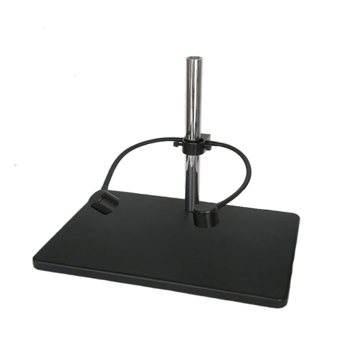 22-32MM Handheld Digital Microscope with 3W Dual Gooseneck Lights & 24 LED Bulbs - Professional Illuminator Lamp for Stereo Microscopes, Cameras, and Magnifiers - Perfect for Jewelry Inspection, PCB Repair, and Biological Sample Observation
