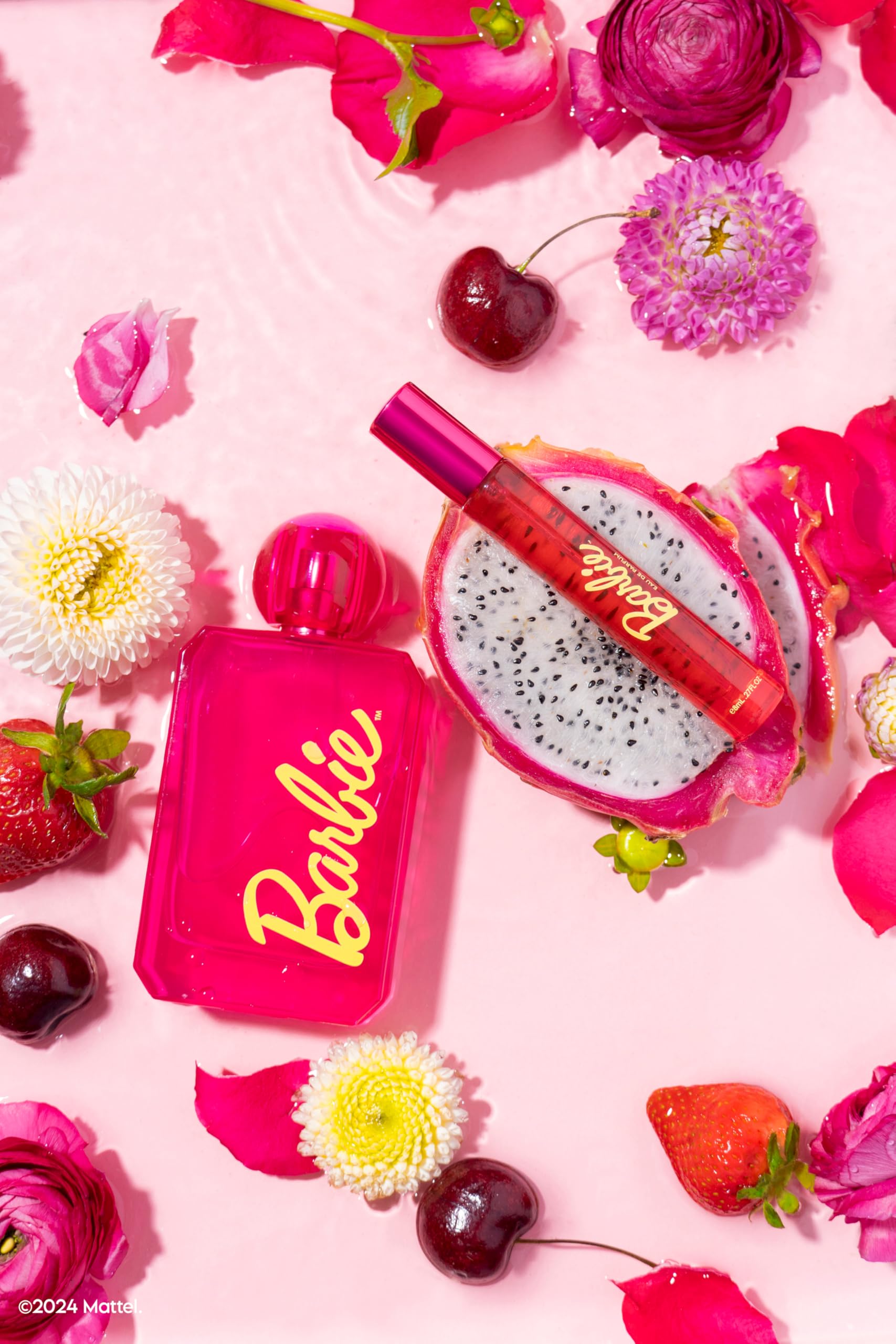 Barbie Perfume Gift Set - 100ml Bottle & 8ml Travel Spray for Women | Birthday, Anniversary & Holiday Present | Perfect for Travel, Parties & Everyday Use