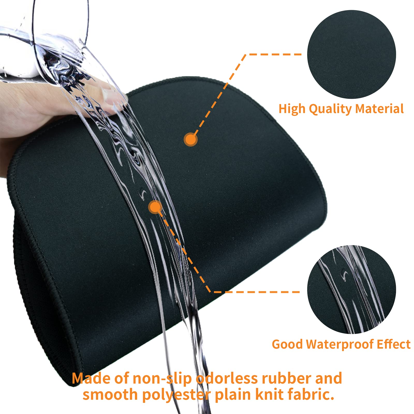 2-Pack Kitchen Runner Tray with Cable Organizer | Compatible with 4.5-5 Qt Stand Mixers | Perfect for Baking, Cooking & Coffee Making | Durable Mixer Accessories for Organized Countertops