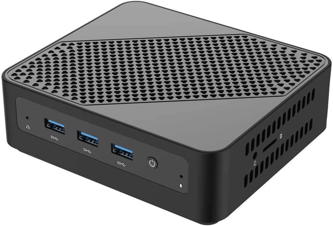 MINISFORUM U700 Mini PC with Intel Core i5-5257U Processor, 8GB RAM & 128GB SSD (Upgradeable), Triple Display Outputs (HDMI/Mini DP/USB-C), Dual Ethernet Ports, Supports Chromium & Linux OS - Perfect for Home Office, Digital Signage & Light Gaming