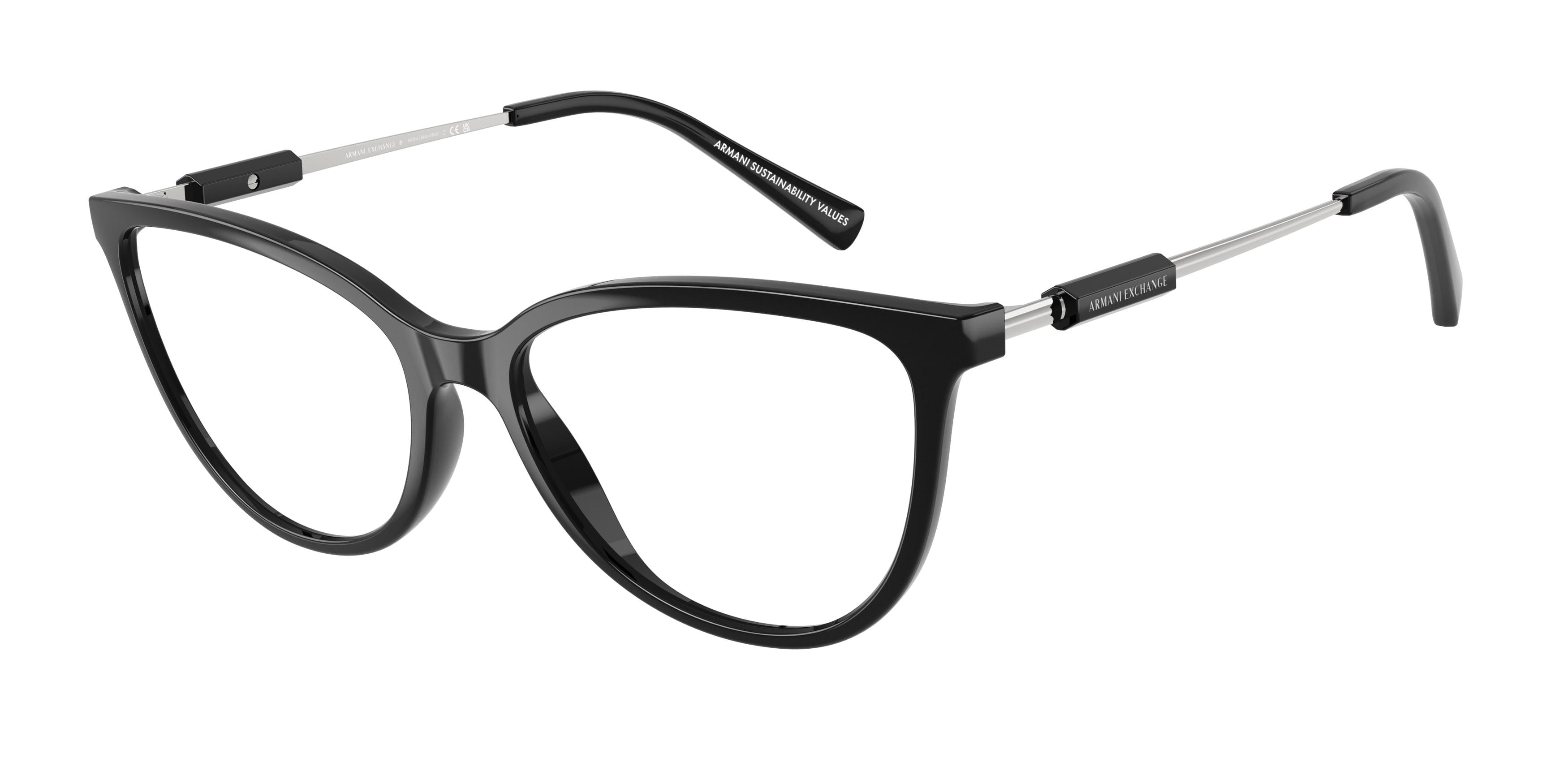 Armani Exchange 3128 Eyeglasses for Men & Women - Lightweight Acetate Frame with UV Protection - Perfect for Work, Reading & Fashion Accessories