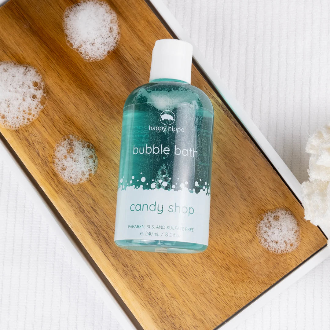 Happy Hippo Liquid Bubble Bath for Kids - Fun & Gentle Baby Bath Soap with Natural Ingredients - Perfect for Relaxing Bath Time & Sensitive Skin Care