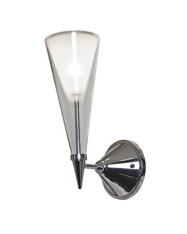 Access Lighting 50542 CHCLOP Single Light Wall Sconce in Polished Chrome Finish - Perfect for Bedroom, Hallway, and Living Room Wall Lighting