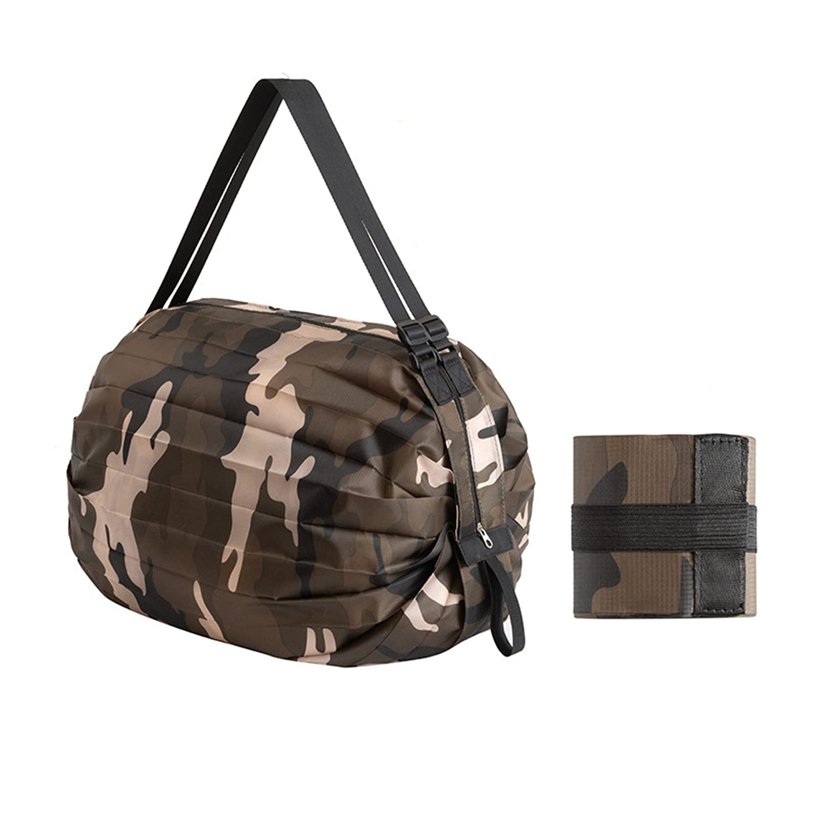 Foldable Waterproof Eco-Friendly Shopping Bag - Reusable Travel Shoulder Tote for Gym, Grocery & Outdoor Activities | Perfect for Fitness, Shopping, Beach & Daily Use