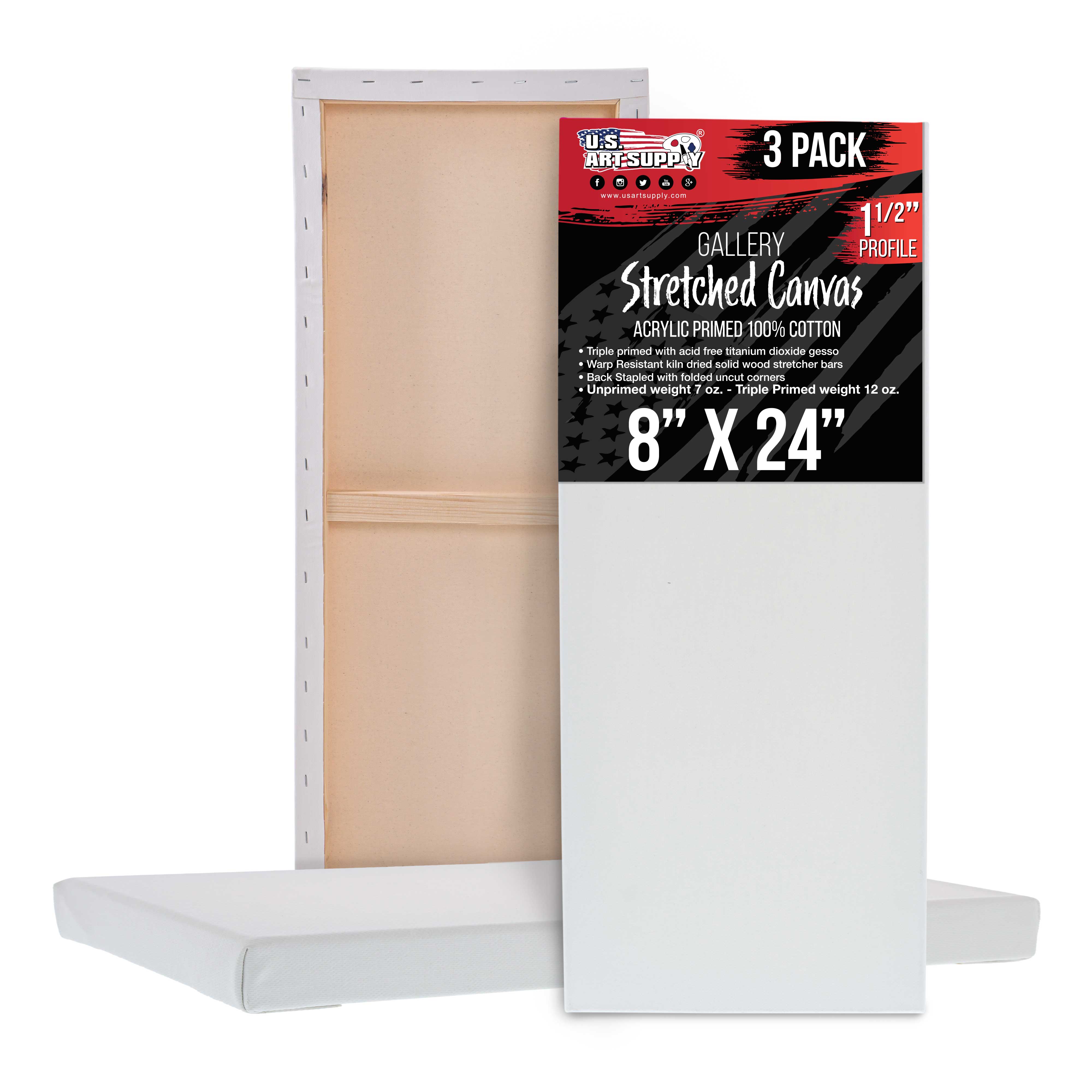 8x24 Inch Gallery Depth 1.5