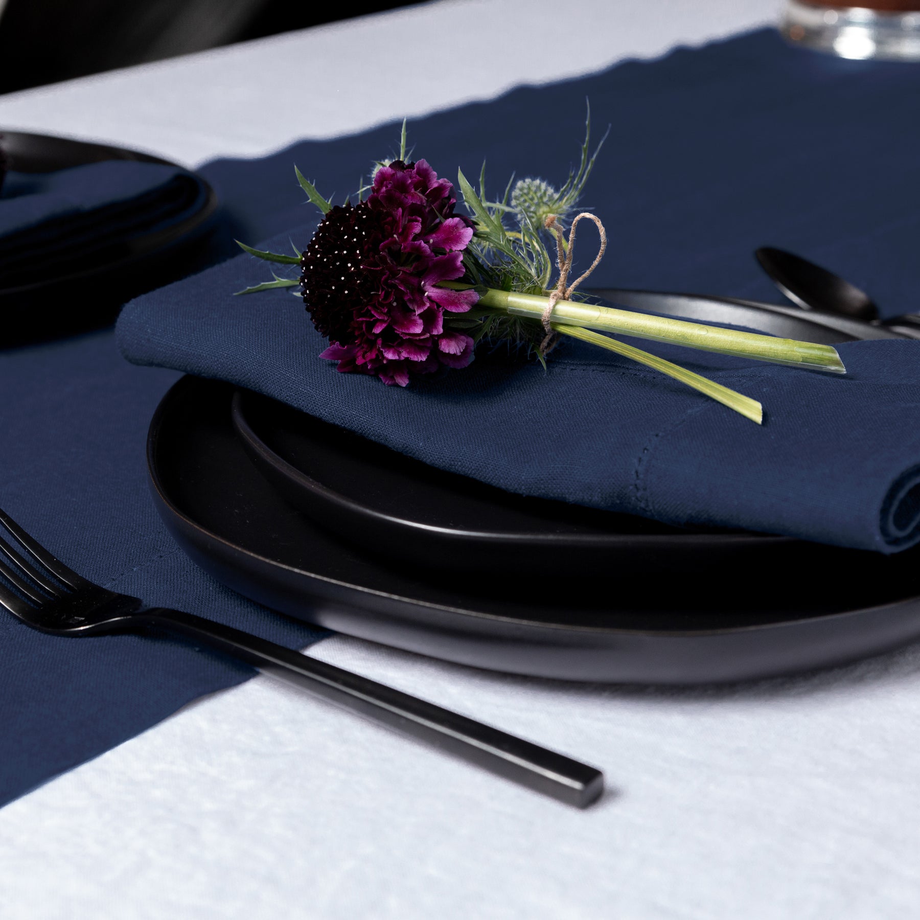 Premium Heavyweight Hemstitch Table Runner - Elegant Dining Decor for Weddings, Holidays & Formal Events - 100% Cotton Linen Tablecloth Accessory