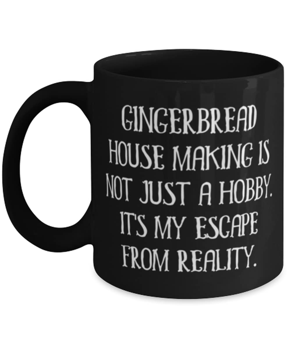 Gingerbread House Making Mug Set - 11oz & 15oz Unique Christmas Gift for Men & Women | Perfect for Holiday Baking, DIY Decorating & Cozy Hot Drinks