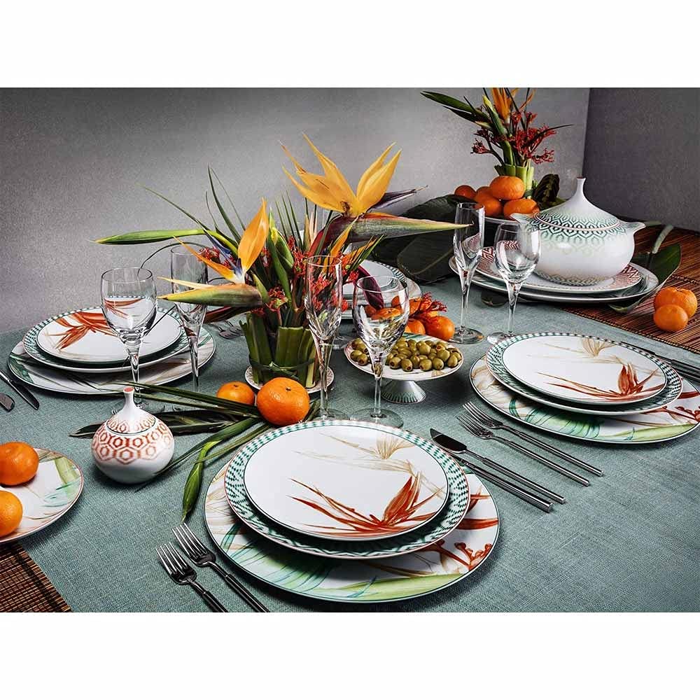 Vista Alegre Fiji Charger Plate - Elegant Decorative Dinner Plate for Formal Dining, Weddings, and Special Occasions