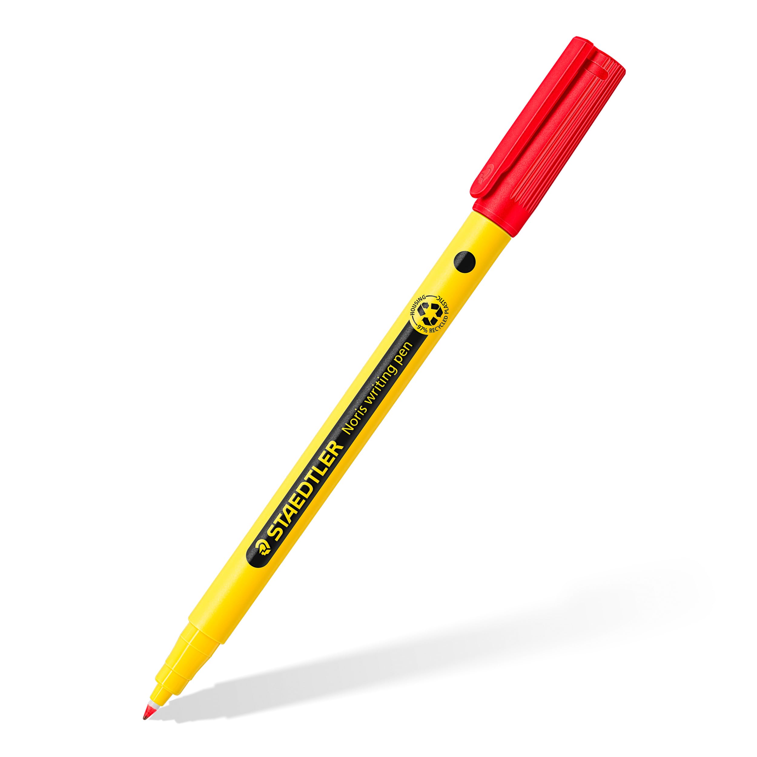 STAEDTLER Noris Fineliner Pens - Premium Fine Tip Writing & Drawing Pens (Red) - Perfect for Sketching, Note Taking, Bullet Journaling & Art Projects