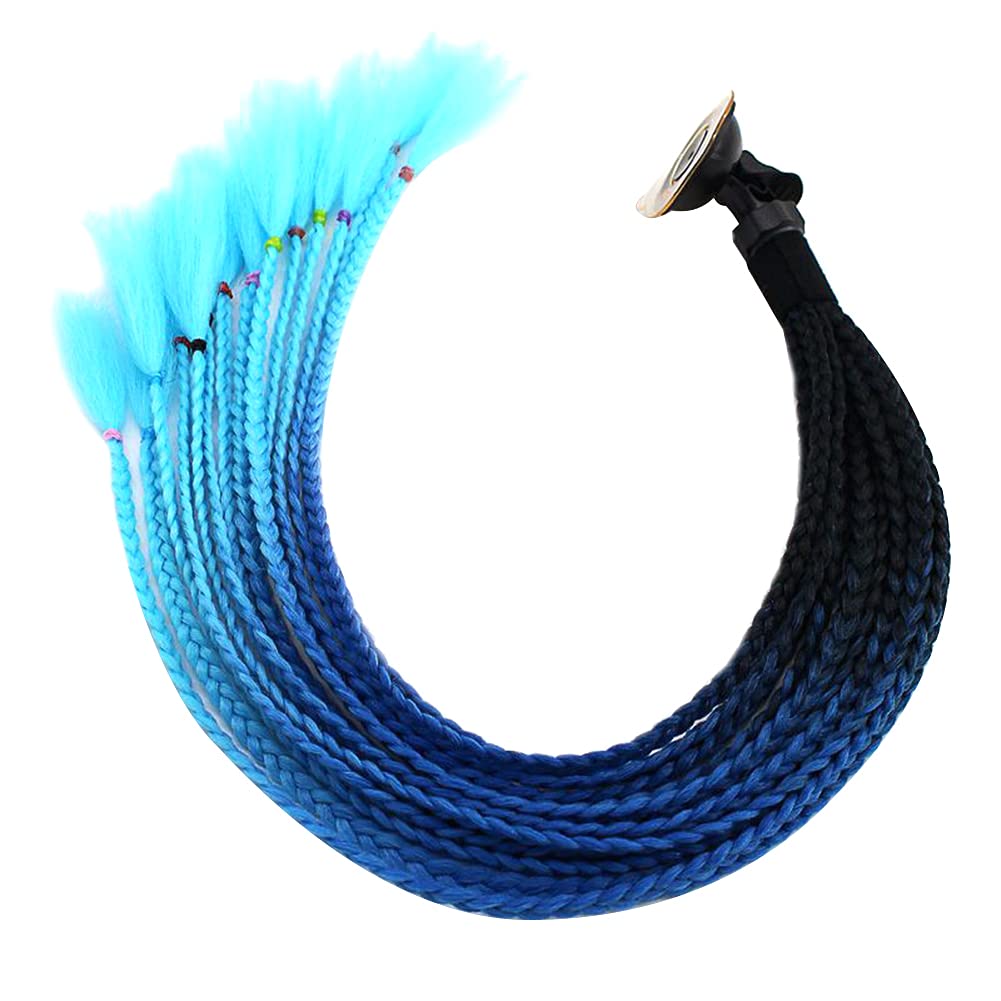 Retro Motorcycle Helmet Braids with Suction Cup - Helmet Accessories for Riding & Decoration