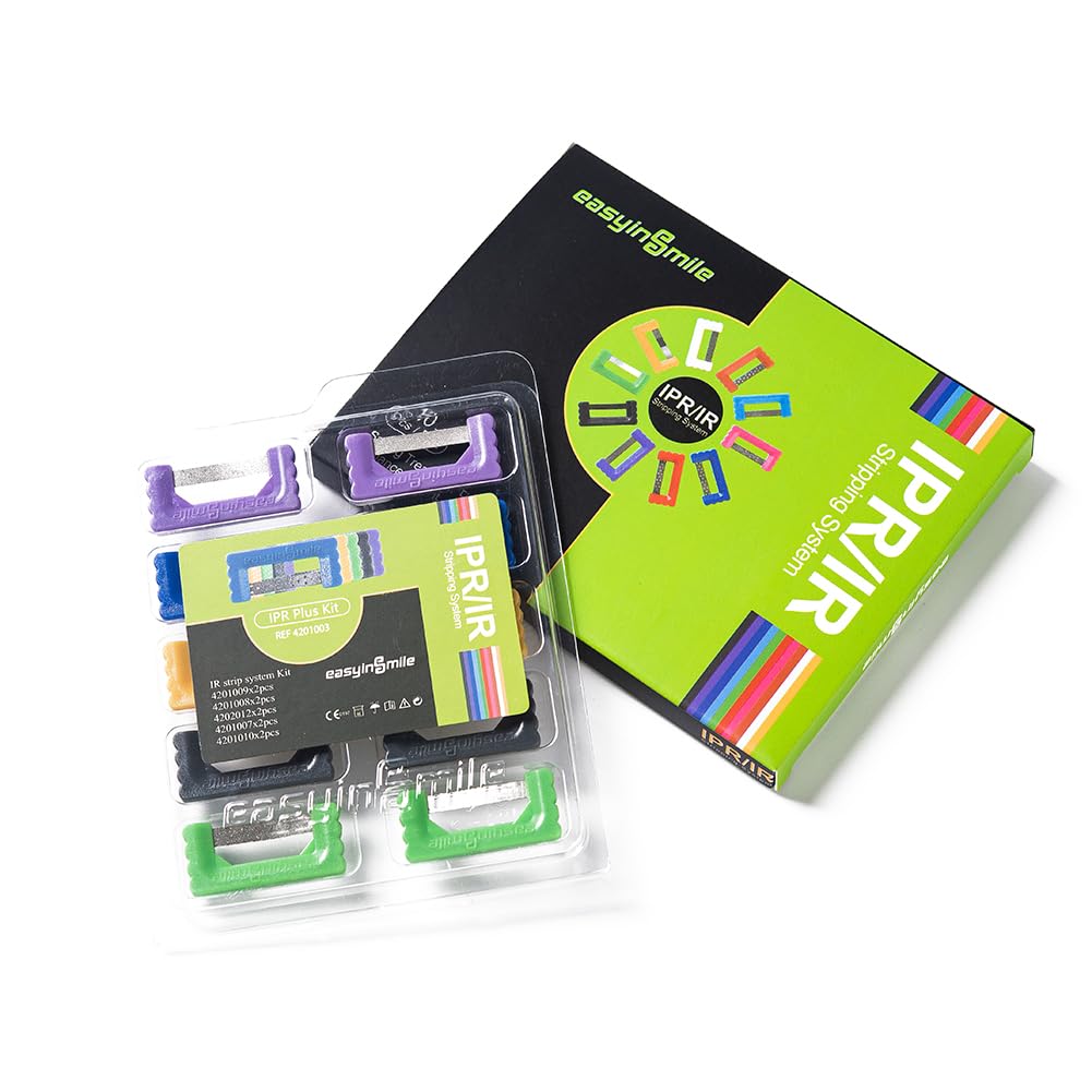 Orthodontic IPR Strips - 10PCS Interproximal Reduction Sanding Strips for Teeth Polishing & Dental Spacing - Perfect for Braces Adjustment & Teeth Alignment - Essential Orthodontic Tool Kit for Dentists & Home Use
