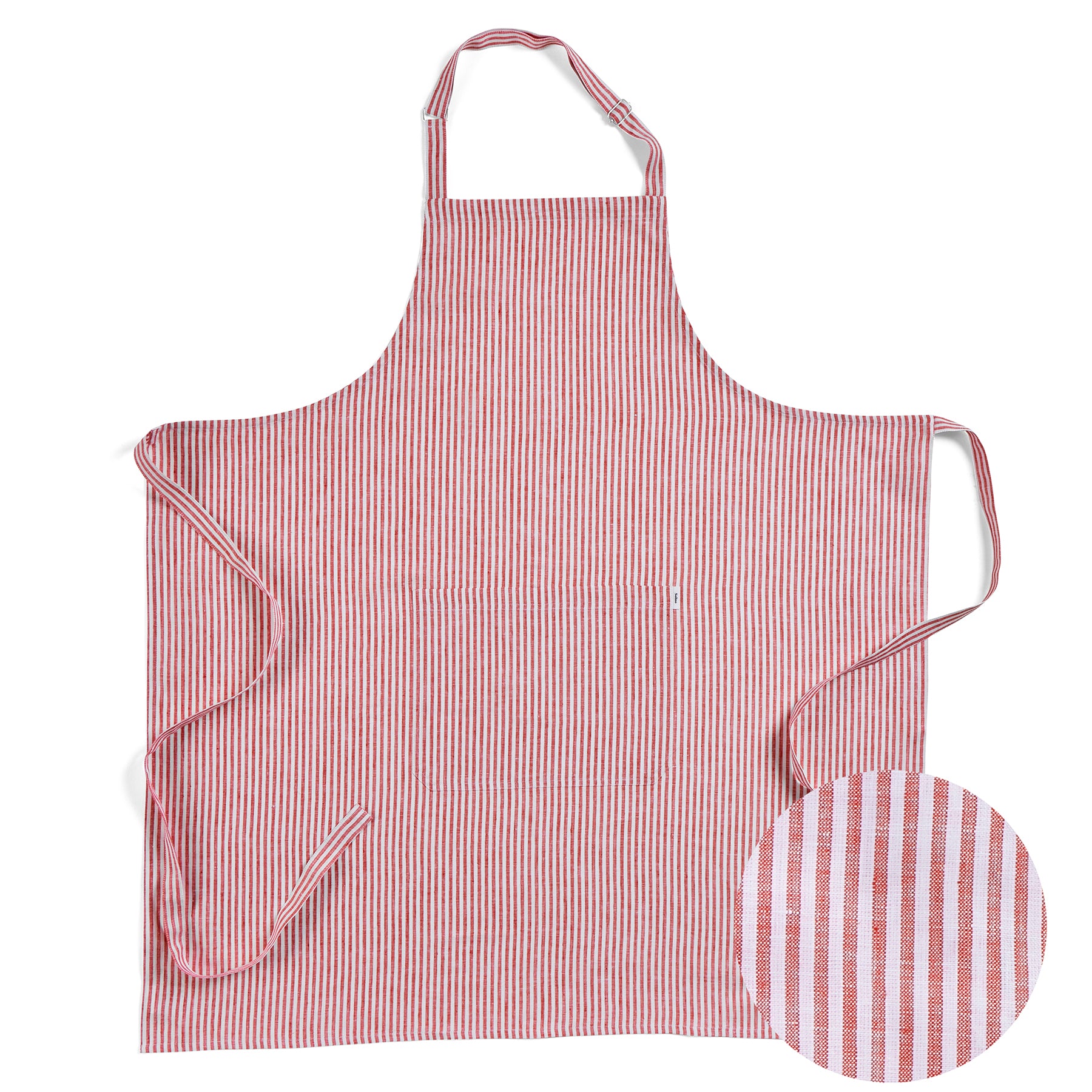 Premium Linen Full Midi Apron for Cooking, Baking & Grilling - Adjustable Waist & Pockets - Perfect for Chefs, Home Cooks & BBQ Enthusiasts