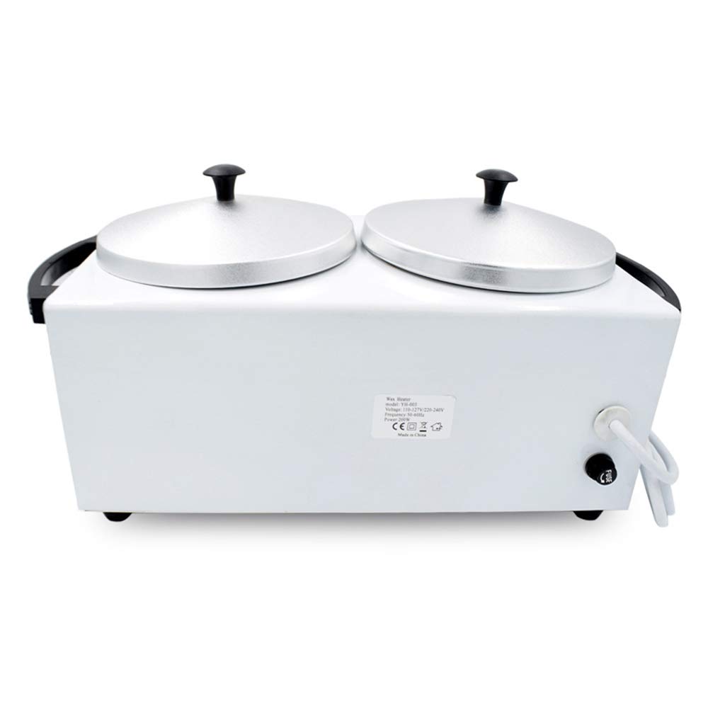Professional Double Pot Wax Warmer for Beauty SPA & Salon - 1000CC Adjustable Temperature Wax Heater for Hair Removal & Skin Care - Perfect for Home Use, Waxing Services & Esthetician Treatments