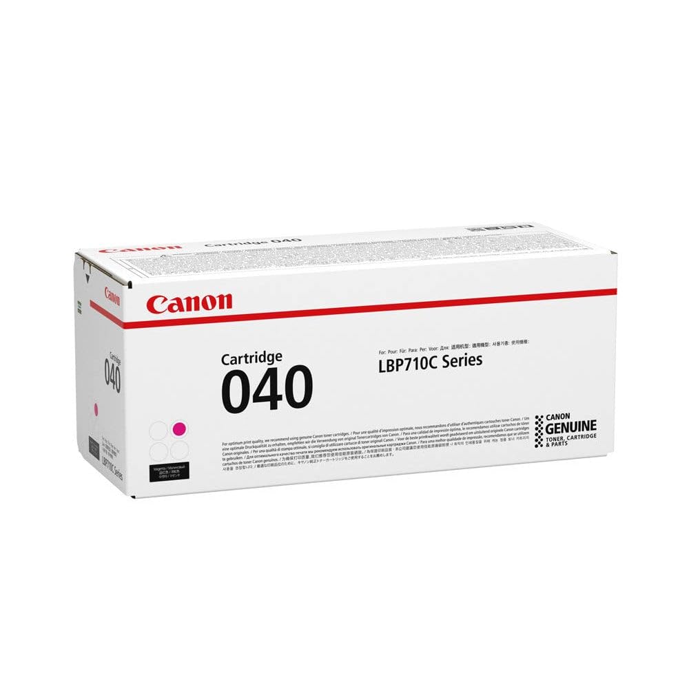 Canon Original 0456C001 / 040M Premium Printer Cartridge - Magenta Ink, 5400 Page Yield | High-Quality Printing for Home & Office Documents, Photos, and Business Reports