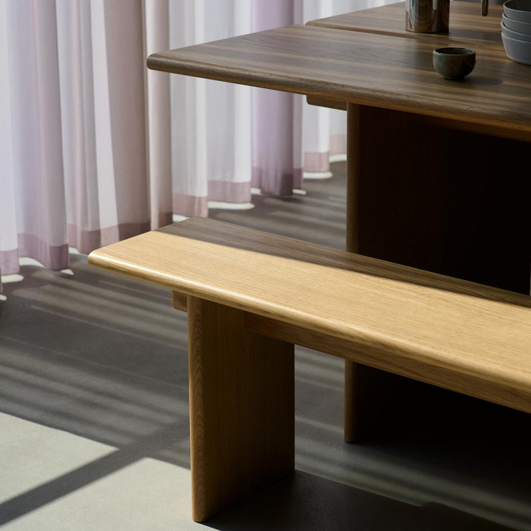 Modern Ita OS1 & OS2 Dining Table Set - Solid Wood Kitchen Table with Extendable Leaf - Perfect for Family Gatherings & Dinner Parties