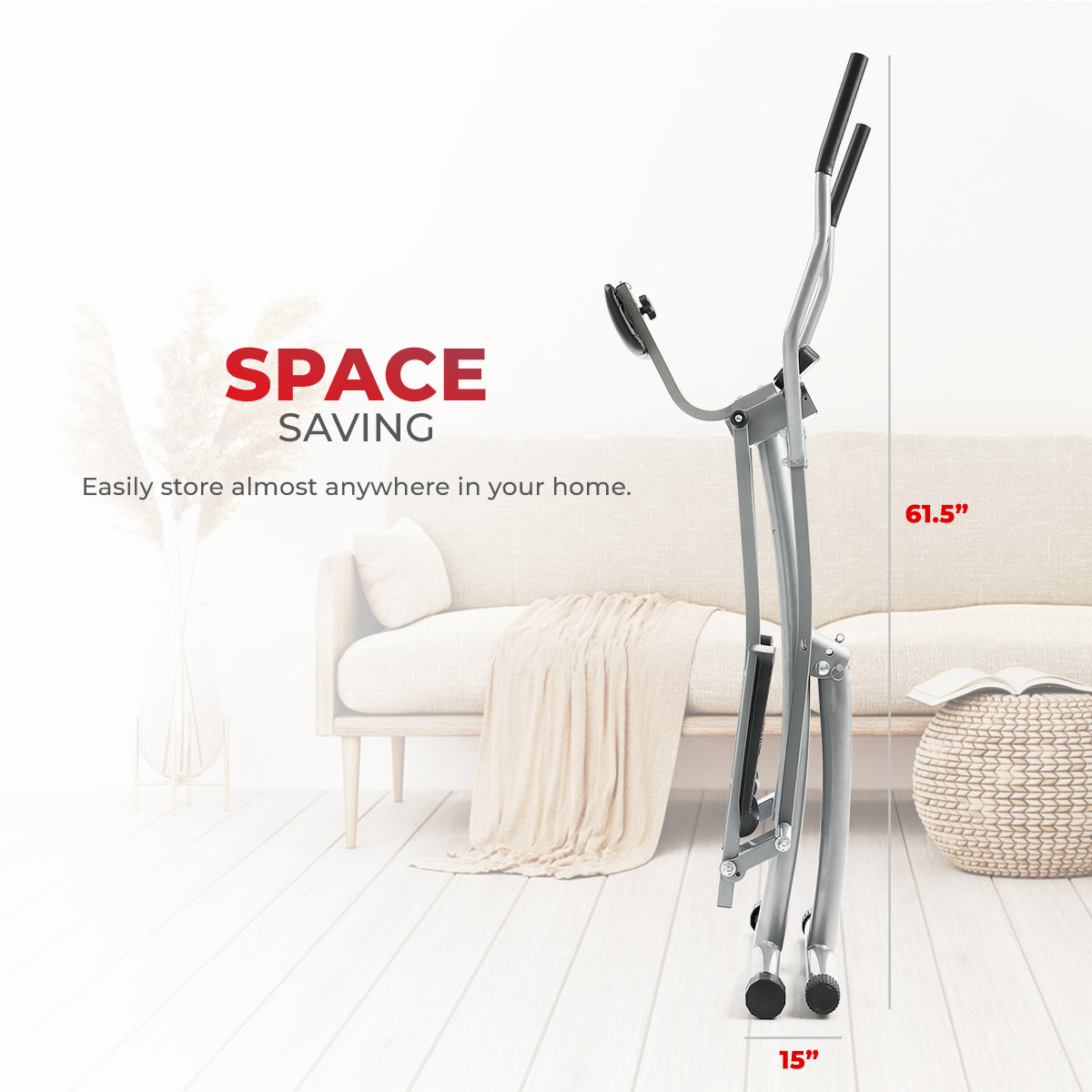 Air Walk Trainer Glider Exercise Machine - Full Body Workout Equipment for Home Gym, Cardio & Low Impact Training - Perfect for Seniors, Physical Therapy & Indoor Fitness