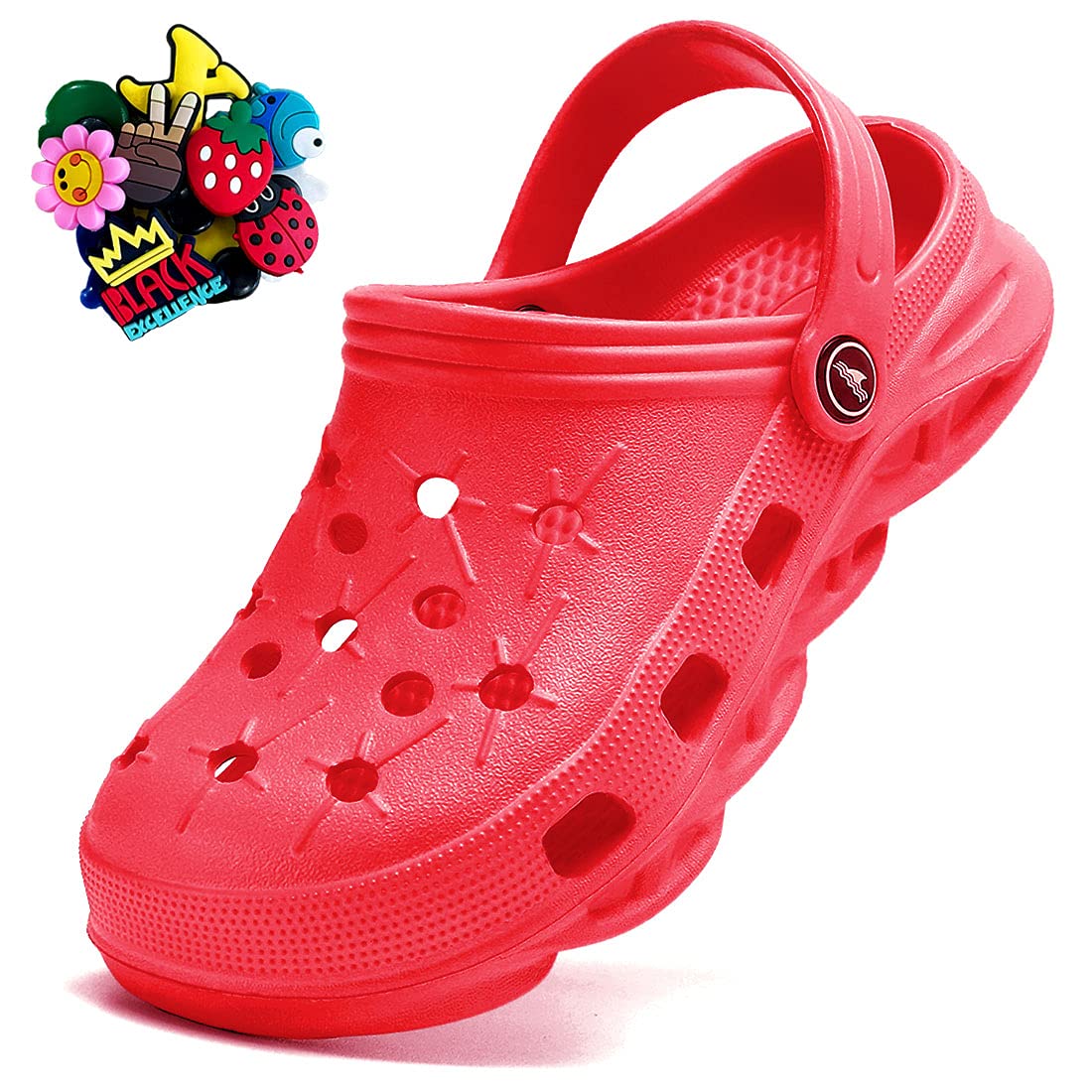 **Non-Slip Lightweight Breathable Kids Clogs for Boys & Girls - Classic Garden Clogs, Indoor/Outdoor Water Shoes for Home, Pool & Playtime**
