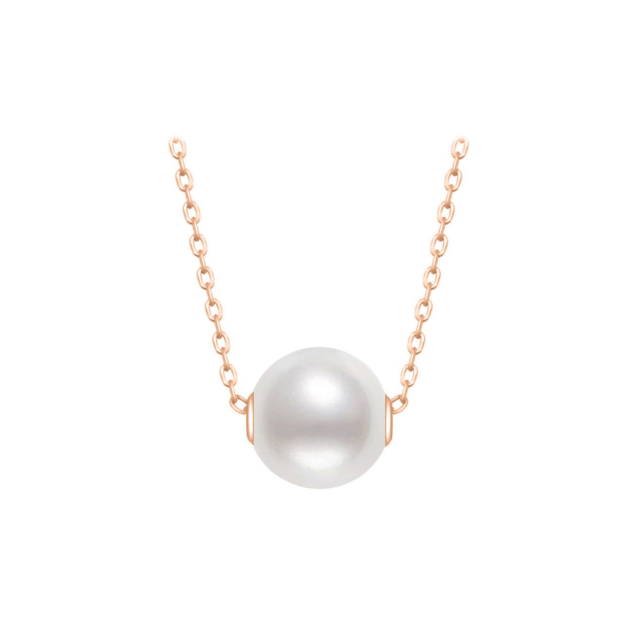 18K Gold Interchangeable 9-10MM Freshwater Pearl Necklace for Women - Elegant Bridal Jewelry, Wedding Gift & Anniversary Present (Model KN00085) | Perfect for Formal Events, Date Nights and Special Occasions