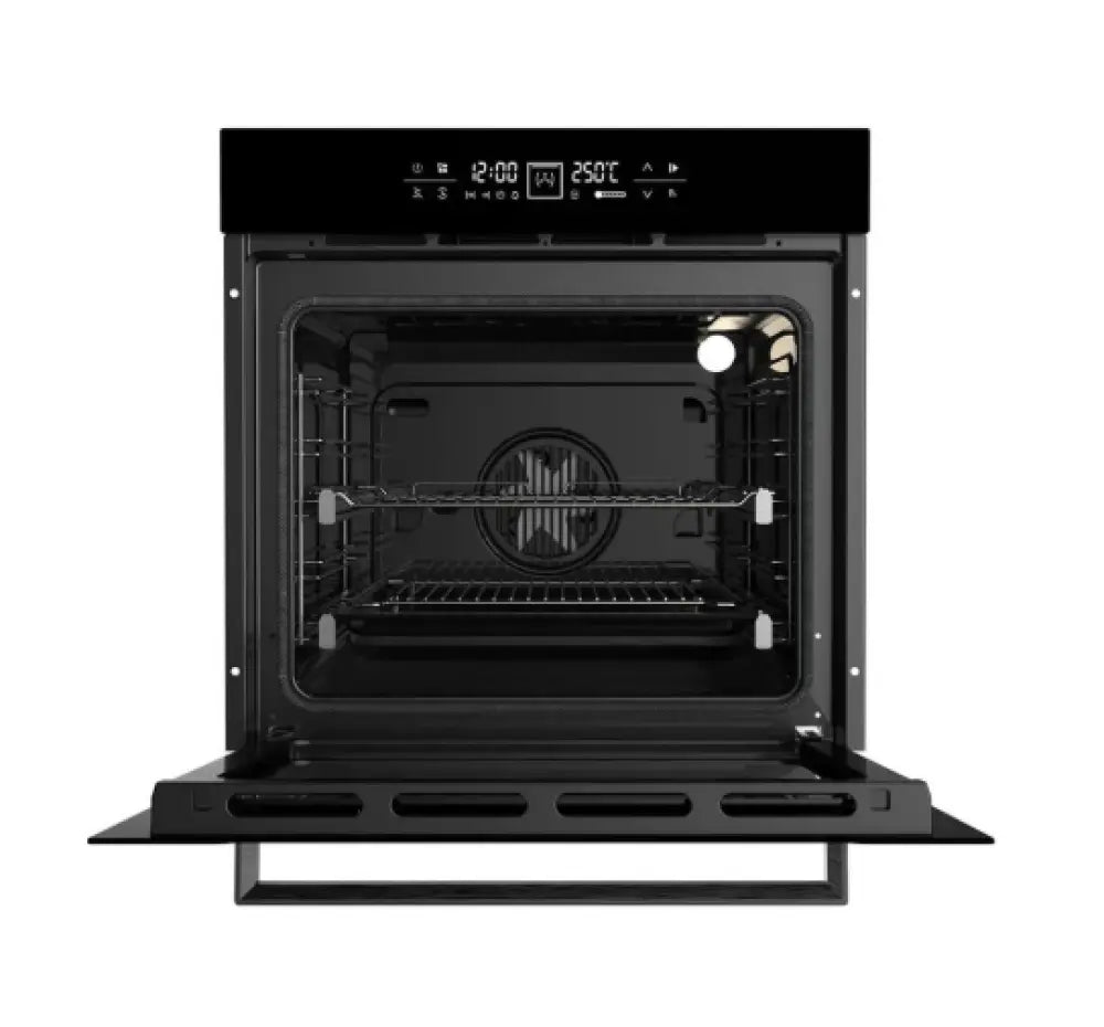 Goldline GL6015FBO 60cm Built-In Pyrolytic Oven - Self-Cleaning Black Electric Oven for Modern Kitchens | Perfect for Baking, Roasting & Family Cooking
