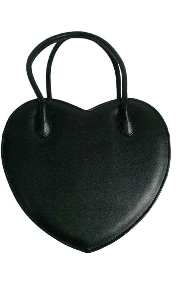GK-O Fashion Women's Heart Shaped Lolita Handbag - PU Leather Clutch Purse & Wallet for Parties, Dating, Cosplay and Everyday Use