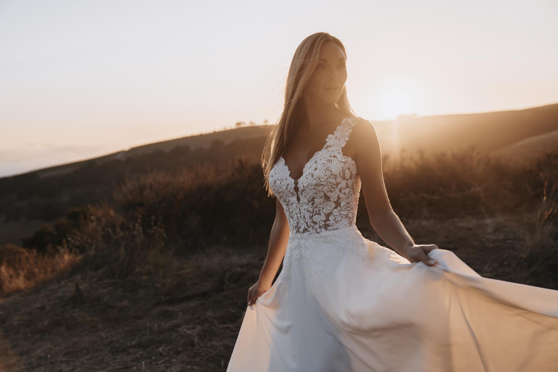 Allure Bridals Romance Dress 3509 - Elegant Lace Wedding Gown for Brides | Perfect for Church Ceremonies & Formal Receptions