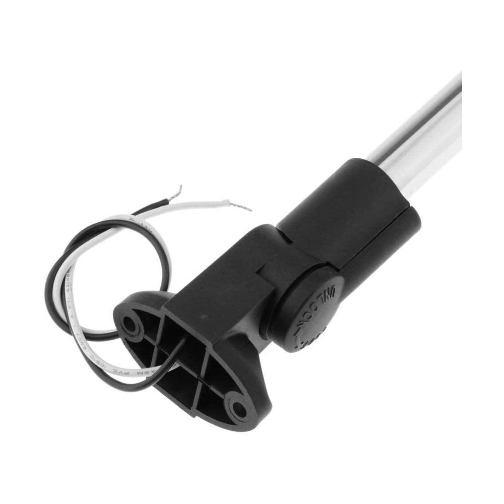 360° All-Round LED Marine Navigation Anchor Lights - 12-24V DC Foldable Boat Stern Lights for Yachts & Boats | Perfect for Night Sailing, Docking & Water Safety