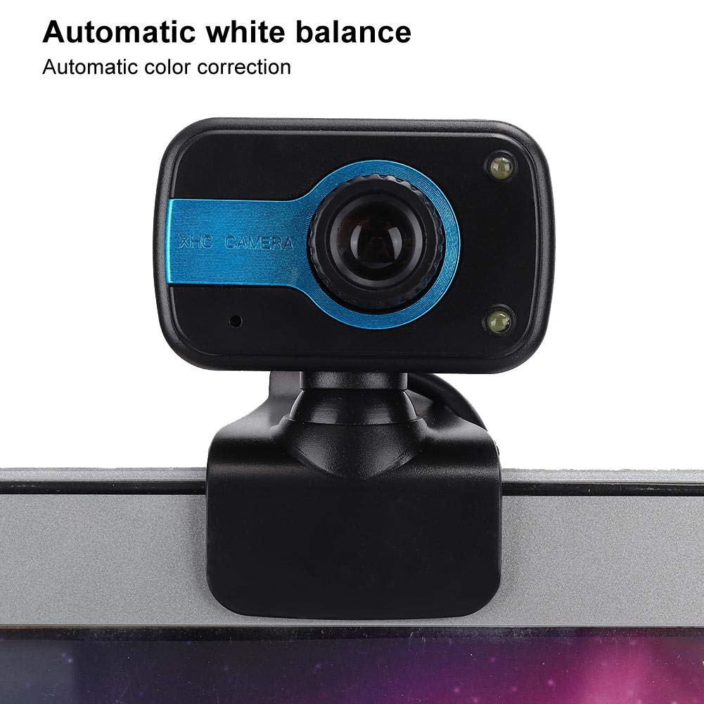 Ciciglow HD Webcam with Built-in Microphone - Widescreen Computer Camera for Live Streaming, Video Calls, and Online Meetings - Compatible with Windows 2000 and Above, Ideal for Remote Work, Gaming, and Virtual Events