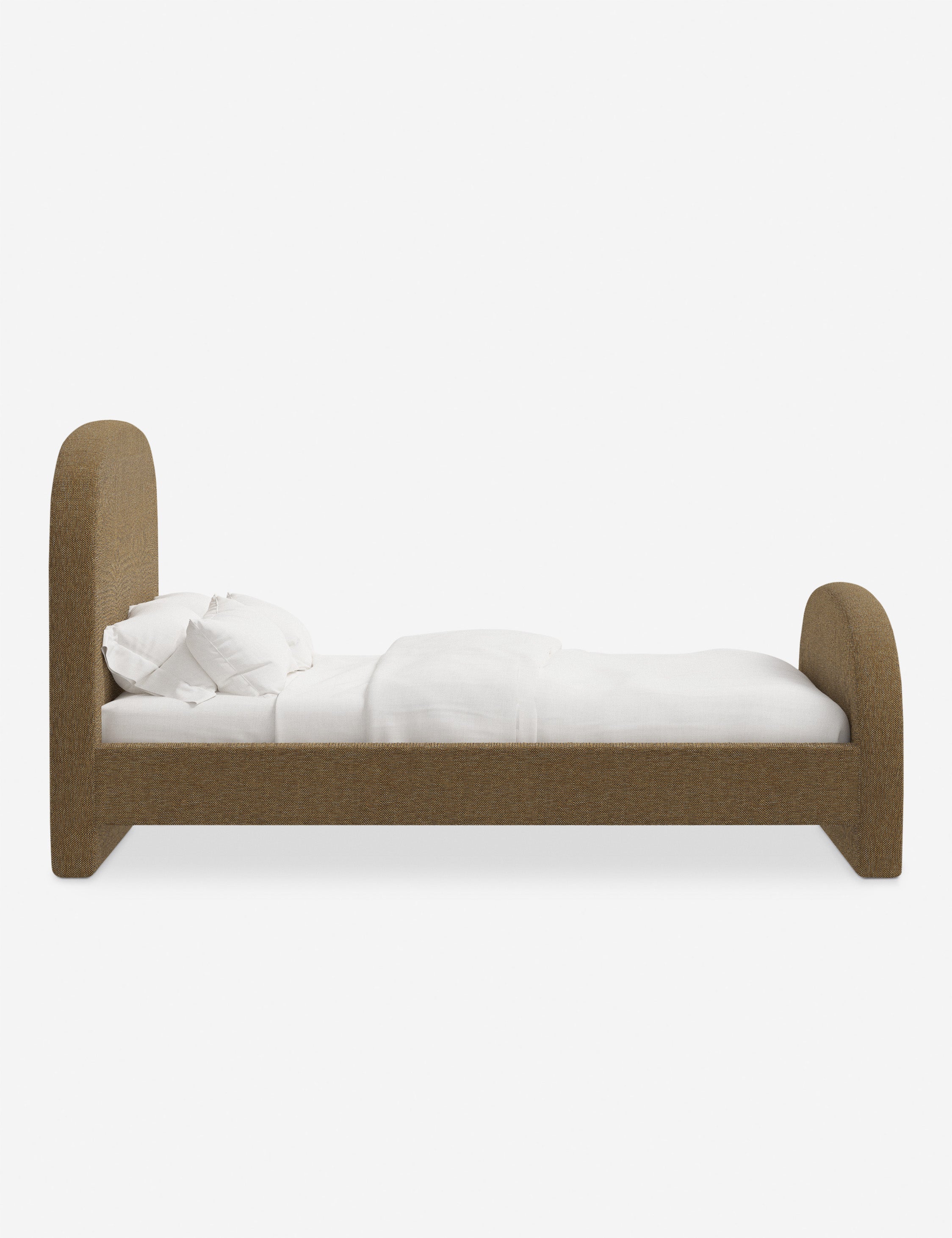 Stylish Bescond Platform Bed Frame - Queen Size Modern Minimalist Bedroom Furniture for Small Spaces | Perfect for Apartments, Dorms & Guest Rooms