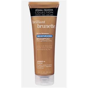 BRILLIANT BRUNETTE SHINE Moisturizing Shampoo for Dark Hair - Amber to Maple Color Enhancing Formula 8.45 oz | Hydrating & Color-Protecting Hair Care for Daily Use at Home or Salon