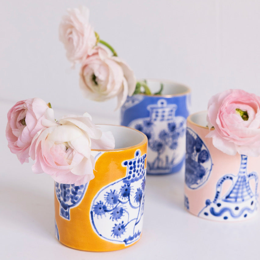 Jilly Vases - Elegant Handcrafted Ceramic Vases for Home Decor | Perfect for Living Room, Dining Table & Wedding Centerpieces