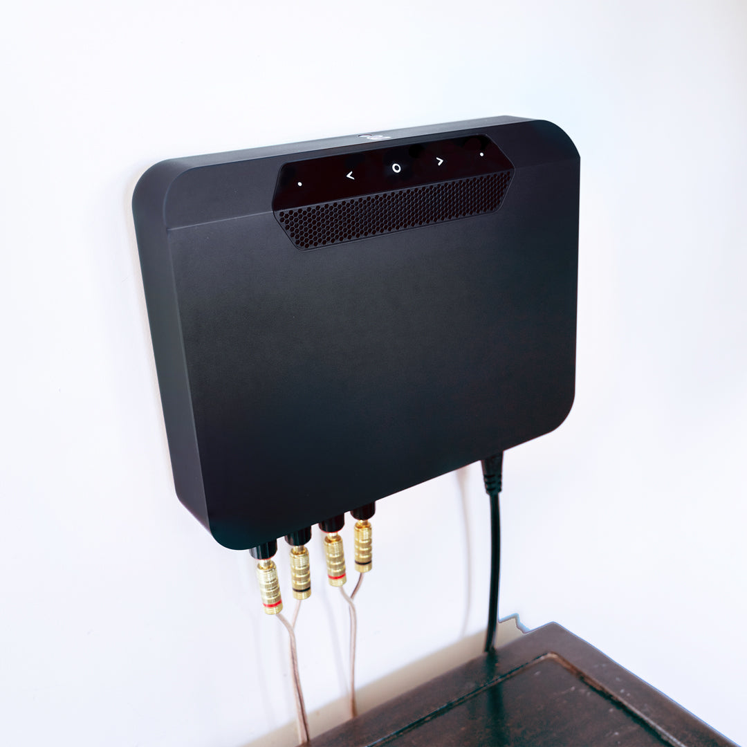 Bluesound POWERNODE EDGE - Compact Wireless HiFi Music Streaming Amplifier for Home Audio System | Perfect for Living Room, Bedroom & Office Stereo Setup