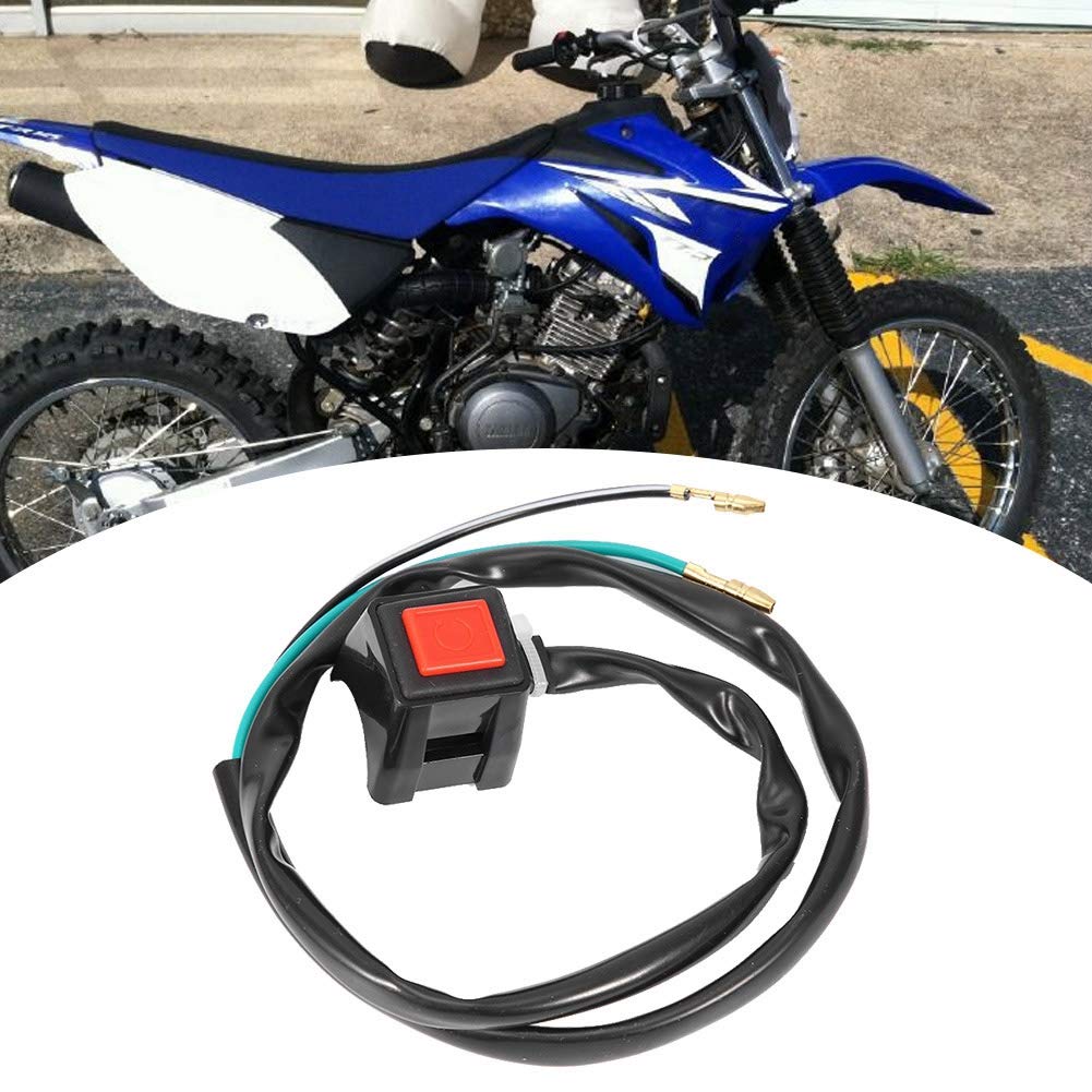 Motorcycle Start Stop Switch - Engine Kill Button Handlebar Control for Yamaha TTR125 - Perfect for Off-Road Riding & Dirt Bike Maintenance