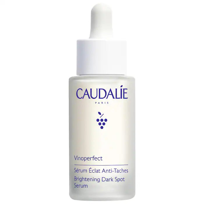 Caudalie Vinoperfect Vitamin C Serum for Dark Spots & Brightening - Anti-Aging Face Treatment for Glowing Skin | Day & Night Use for Even Tone & Radiance