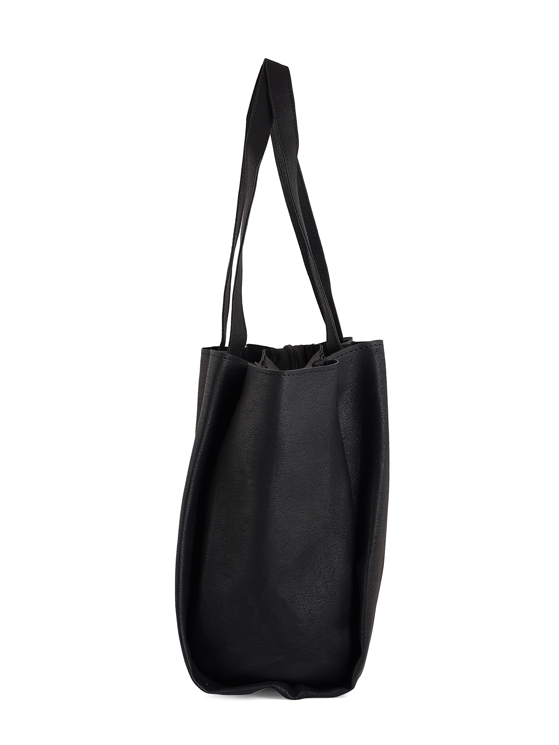 LAPIS O LUPO Women's Faux Leather Tote Bag - Medium Size Shoulder Handbag with Top Handle for Work, Travel & Everyday Use