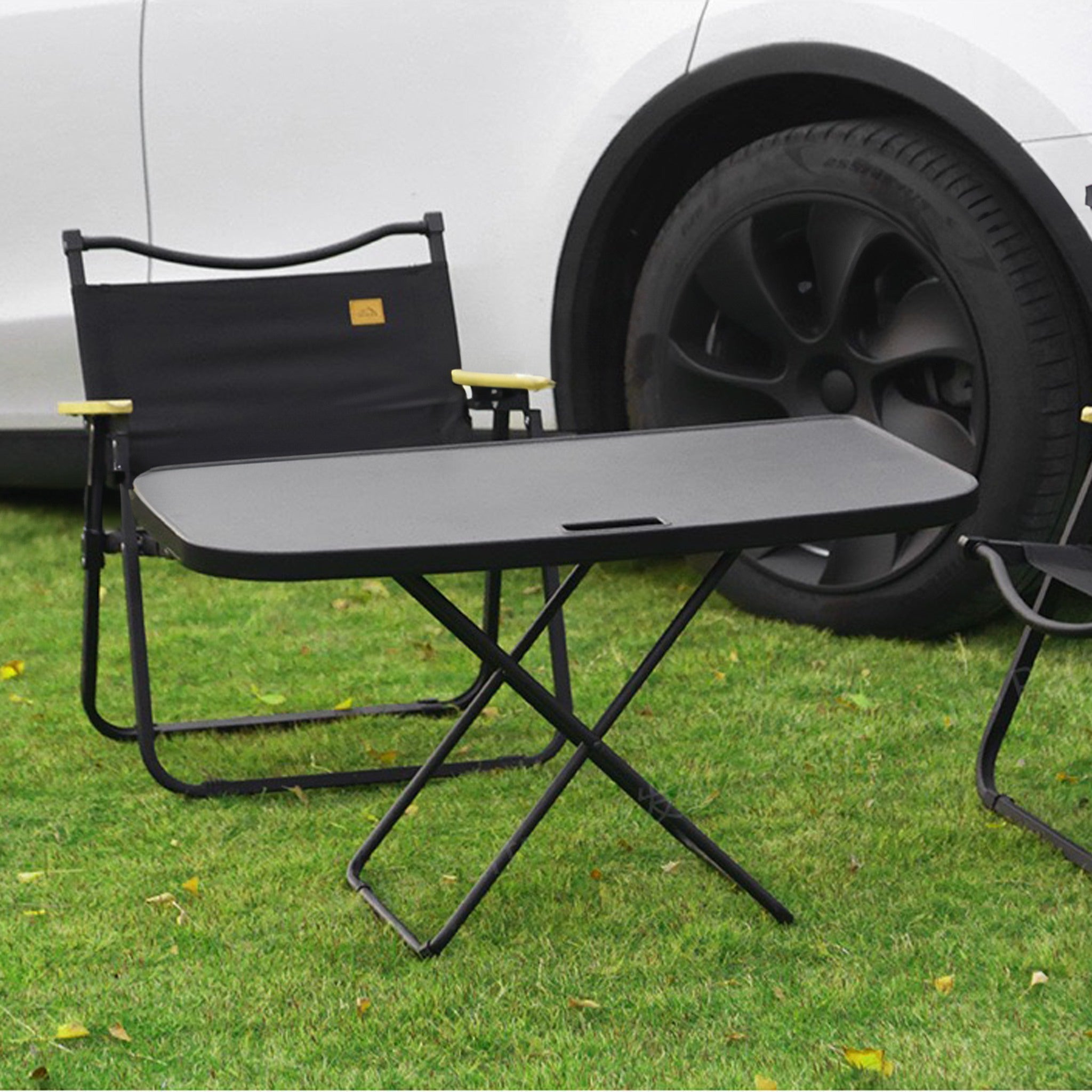 Foldable Portable Camping Table for Tesla Model Y (2025+ Juniper) - Space Saving Travel Table for Tesla Owners | Perfect for Road Trips, Picnics & Outdoor Adventures