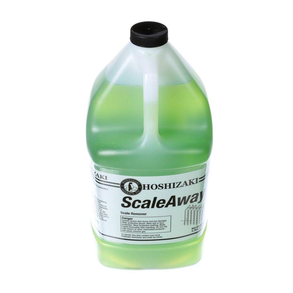 HOSHIZAKI SCALEAWAY CLEANER/GAL - Professional Commercial Ice Machine Descaler - Removes Lime Scale & Mineral Deposits - Safe for Hoshizaki Ice Makers - Perfect for Restaurants, Bars & Commercial Kitchens