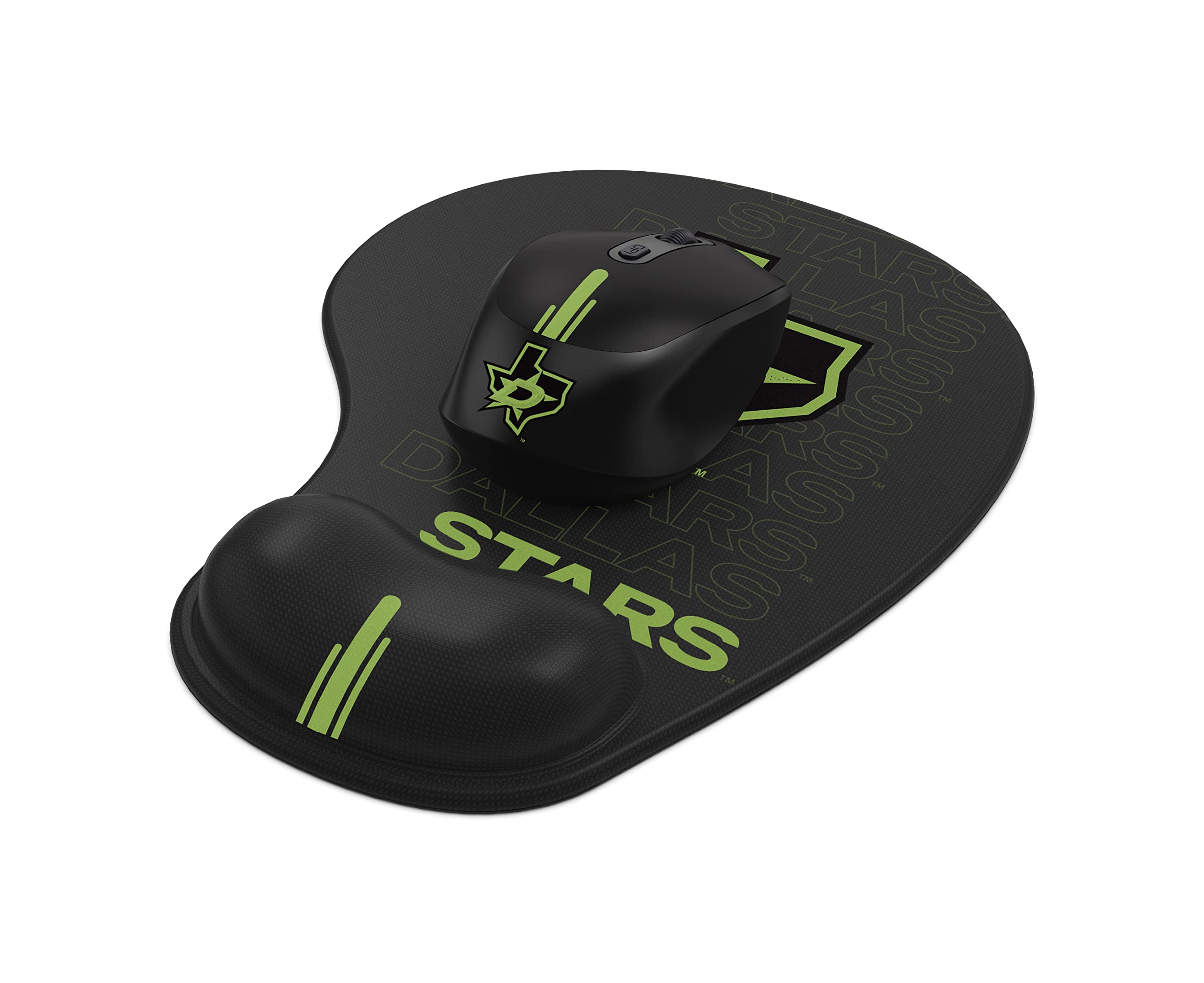 SOAR NHL Dallas Stars Wireless Gaming Mouse & Mouse Pad Set - Ergonomic Design for PC, Laptop, Mac - Perfect for Hockey Fans & Esports Gaming
