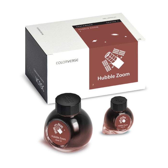Colorverse Spaceward Fountain Pen Ink Set - 65ml + 15ml Bottles for Writing, Calligraphy & Art - Premium Ink for Journaling, Letter Writing & Creative Projects
