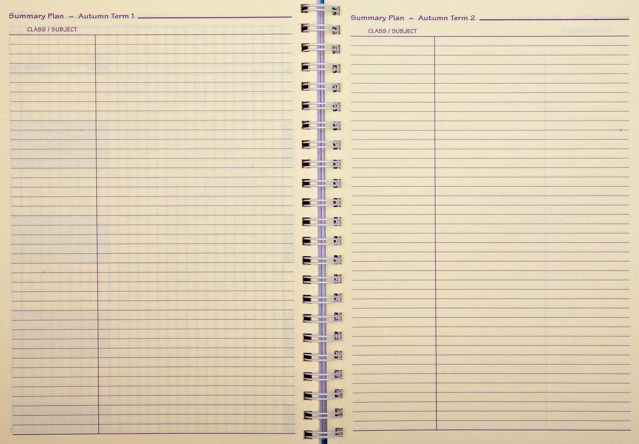 2025-2026 Teacher Planner A4 Size - 8 Period Lesson Plan Book with Monthly & Weekly Spreads - Blue Academic Organizer (TP1-B) for Classroom, Homeschool & Teacher Appreciation Gifts