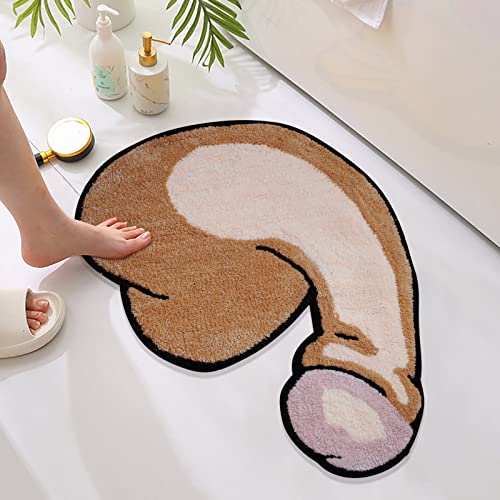Funny Cartoon Non-Slip Absorbent Floor Mat - Waterproof Entrance Door Mat for Bedroom, Bathroom & Kitchen - Anti-Skid Decor Rug for Home, Office & Dorm Use