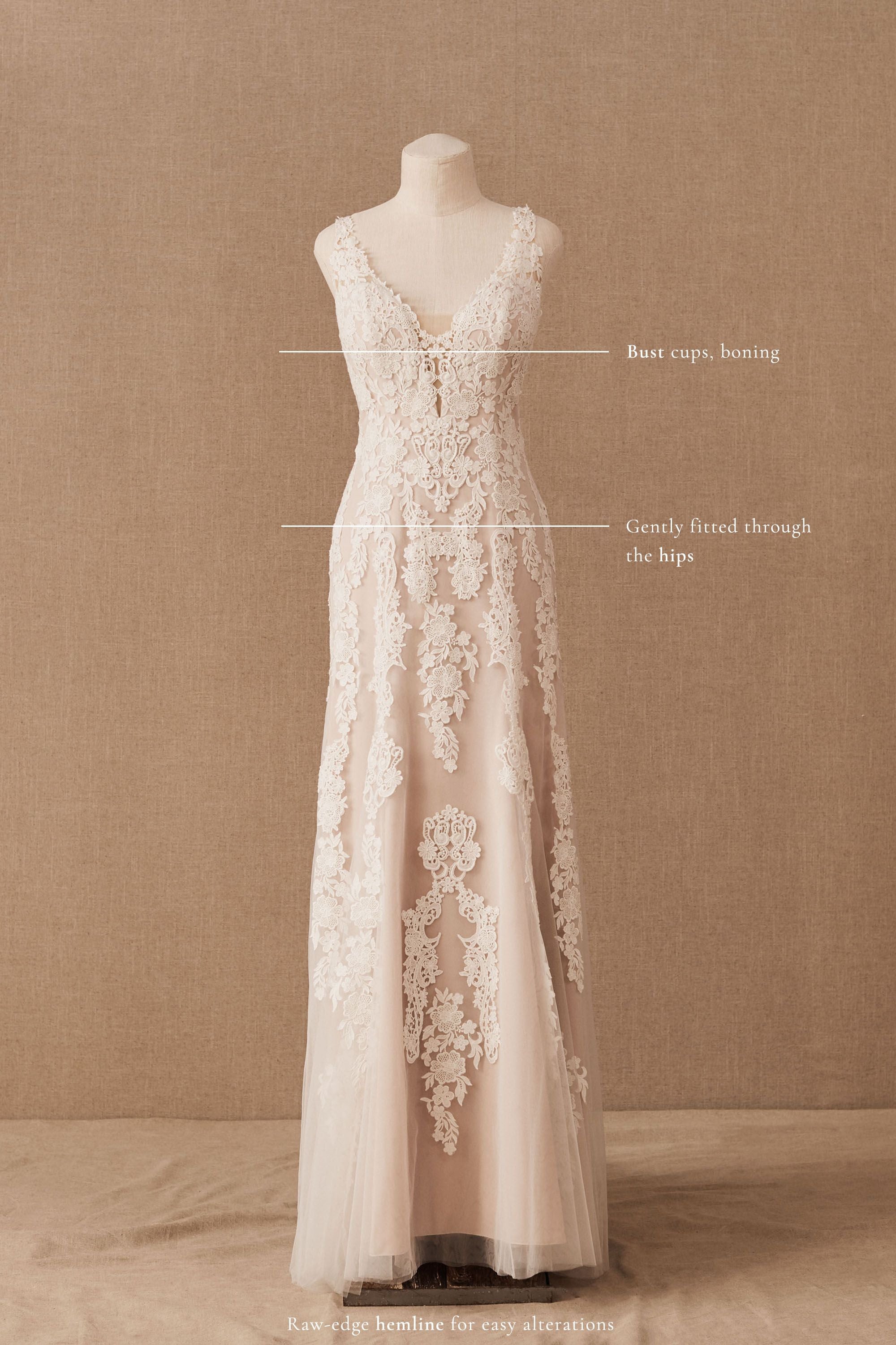 BHLDN Whispers & Echoes Monarch Gown - Elegant Wedding Dress for Brides | Perfect for Beach, Garden & Formal Ceremonies