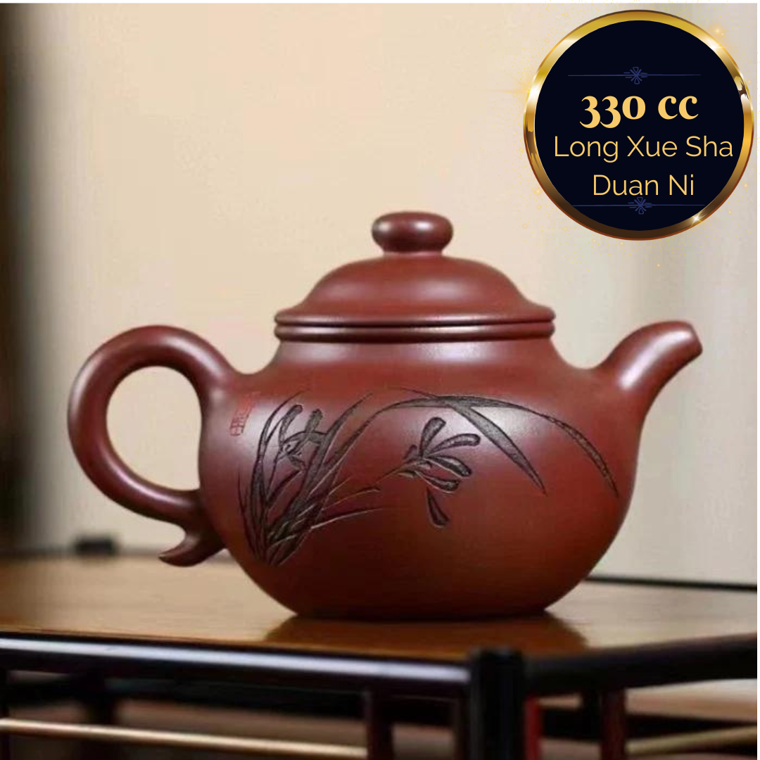 Handmade Zisha Teapot 'Lian Zi' by Artist Mu Ming Long (Level 2 2019) - Premium Dragon Blood Clay - Perfect for Chinese Tea Ceremony & Home Decoration