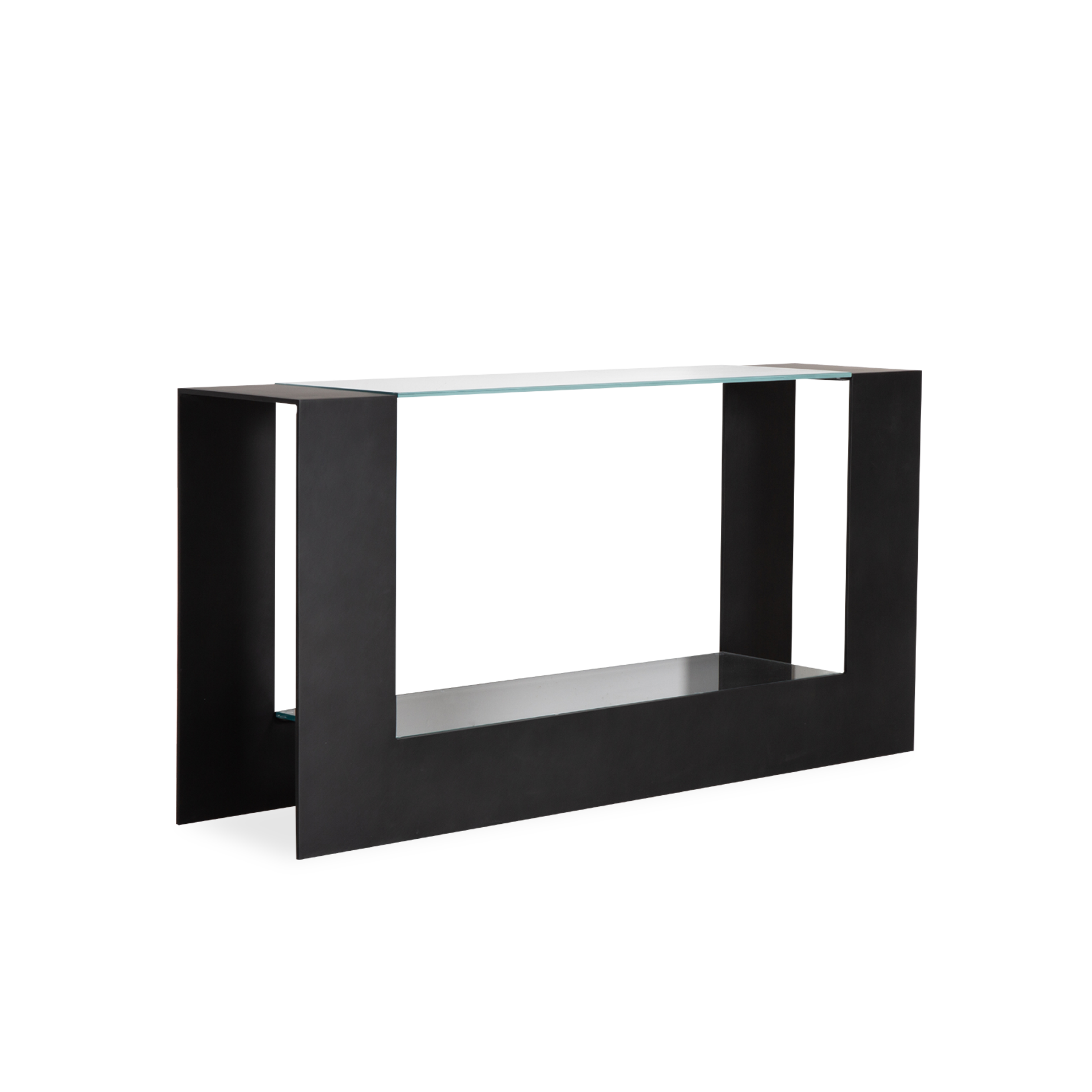 Penrose Console Table - Modern Entryway Table for Hallway, Living Room & Bedroom | Slim Design with Storage Shelf | Perfect for Small Spaces & Home Decor