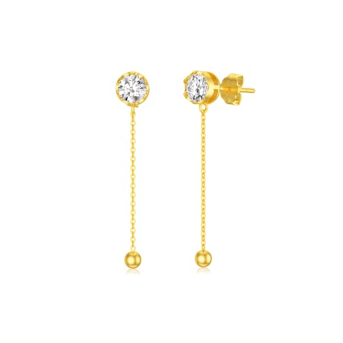 Moissanite Dangle Earrings